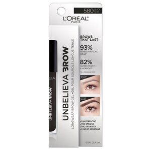 L'Oreal Unbelieva-Brow Longwear Waterproof Tinted Brow Gel - 580 Black Noir